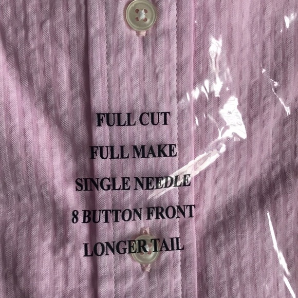 Overton Casual Short Sleeve Shirt NWT M Pink - Picture 6 of 7